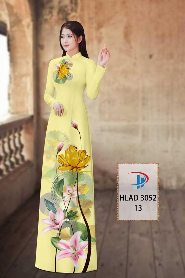 Vải Áo Dài Hoa Ly AD HLAD3052 15